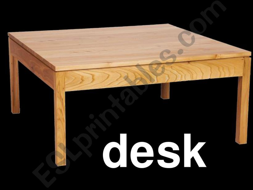 classroom objects; i have a powerpoint