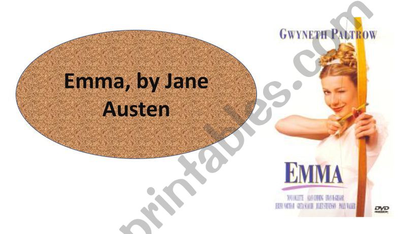 Emma , by Jane Austen powerpoint