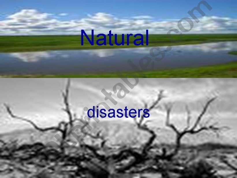 Natural Disasters powerpoint