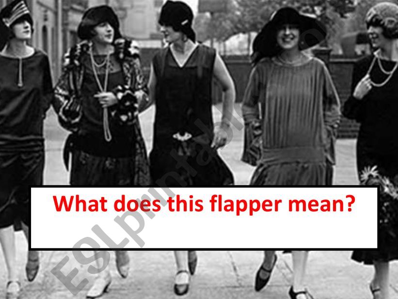 Flapper Slang Powerpoint Game powerpoint