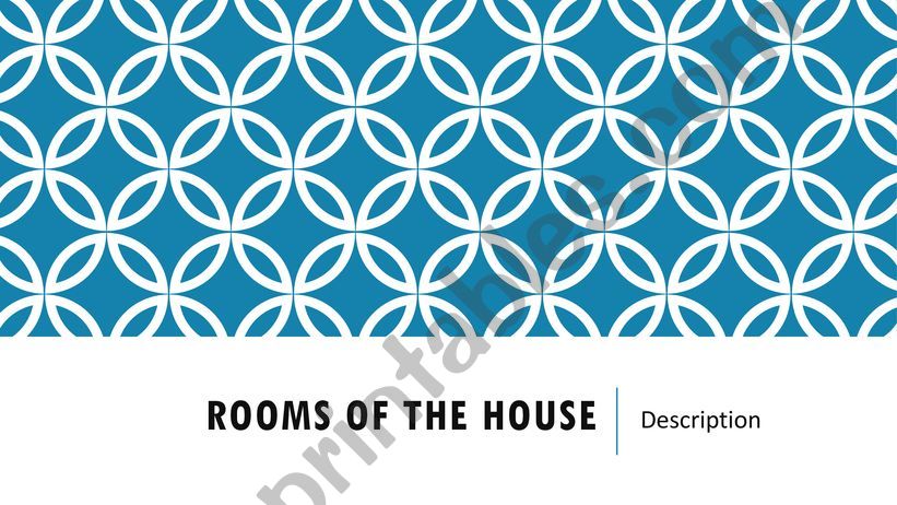 Rooms of the house powerpoint