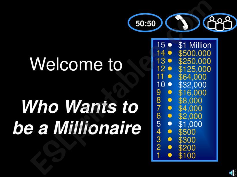 Who Wants to Be a Millionaire?