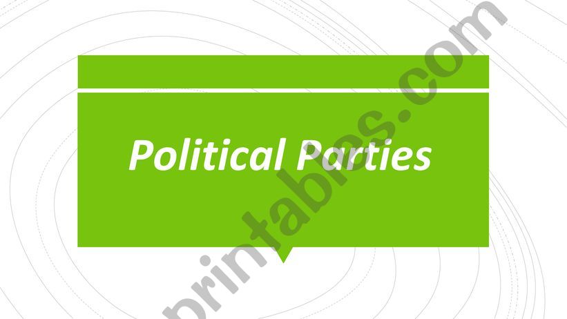 Mexican History: The Creation of Political Parties Presentation