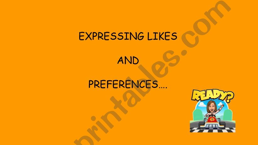 expressing likes and preferences