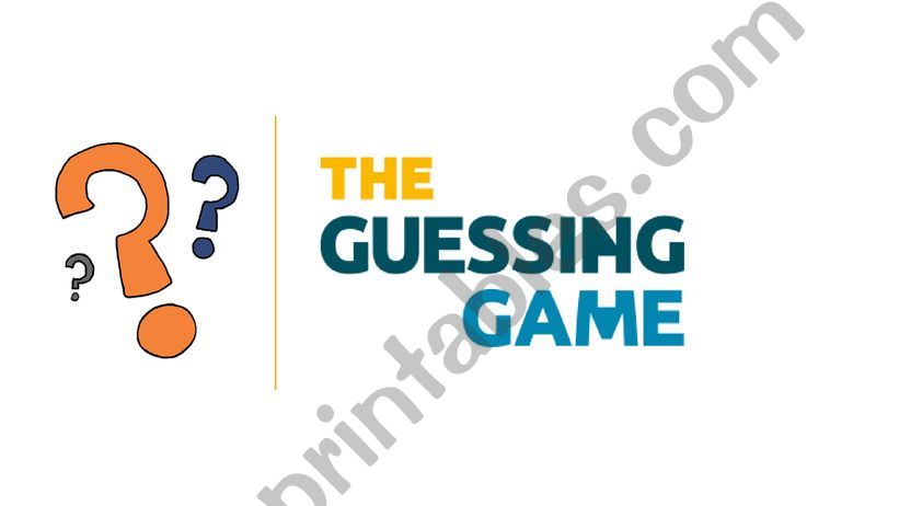 Guessing game - Technology powerpoint