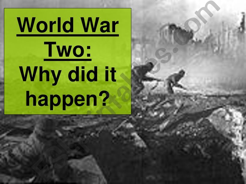 Why did WW2 Happen Presentation