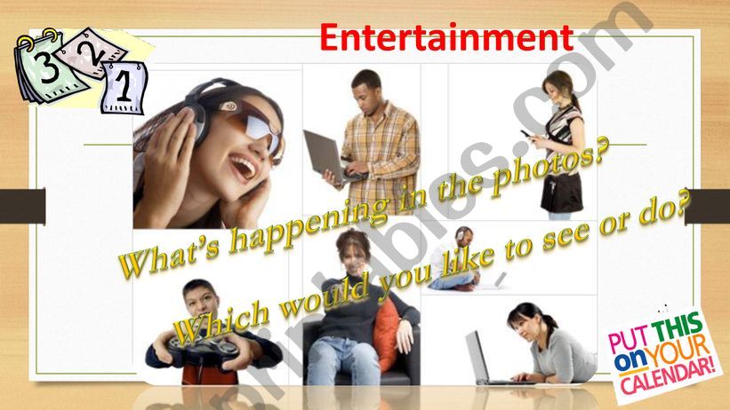 Entertainment - Jobs PART 1 powerpoint