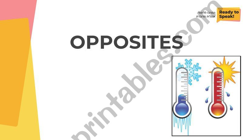 Opposites - PPT powerpoint