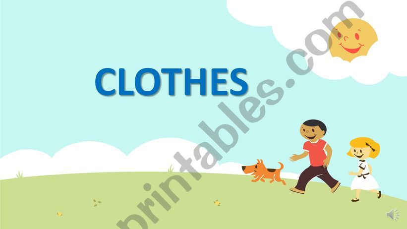 CLOTHES powerpoint