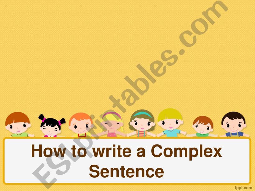 Complex Sentence powerpoint