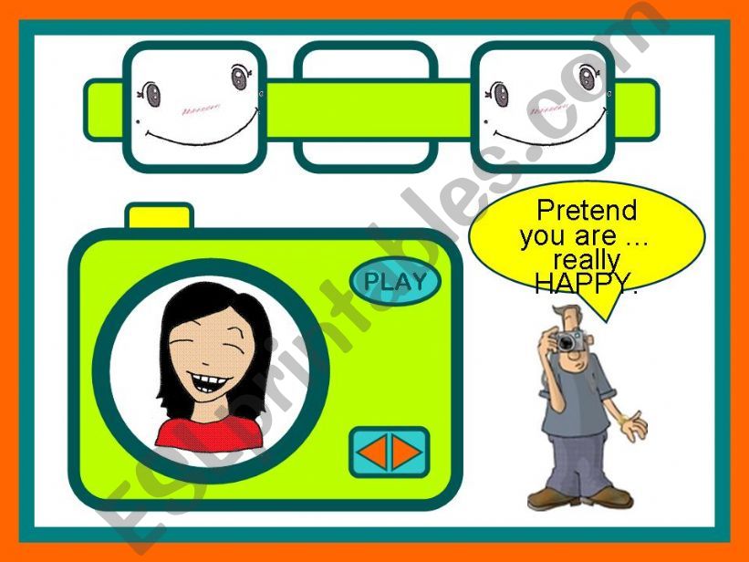 FEELINGS AND EMOTIONS - GAME powerpoint