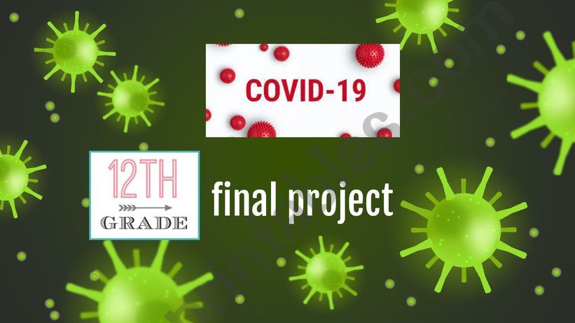 Coronavirus  project powerpoint