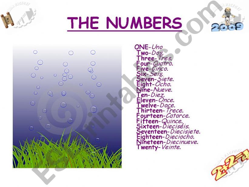 The Numbers powerpoint