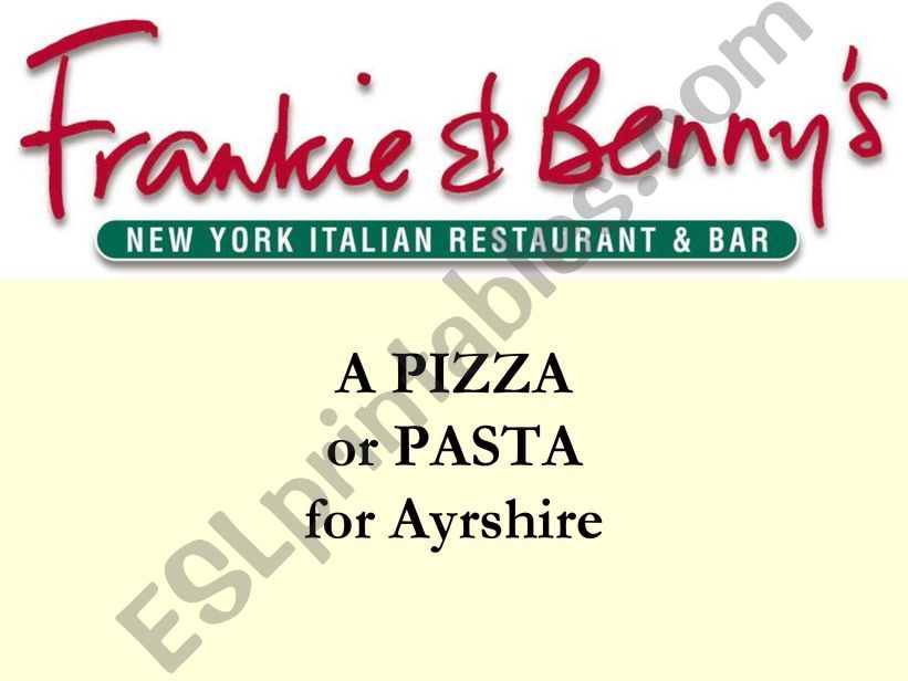 Pizza Challenge powerpoint