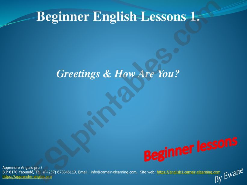 functional language for small kids first lesson 