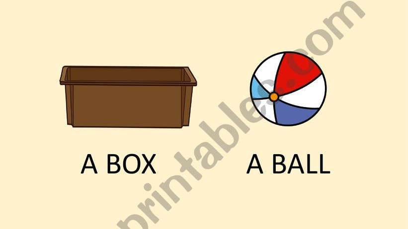 PREPOSITIONS OF PLACE / IN ON UNDER BEHIND