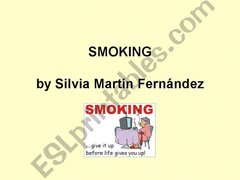 Smoking powerpoint