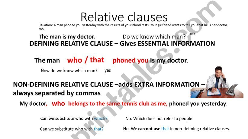 Relative Clauses powerpoint