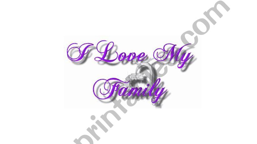 Family members powerpoint