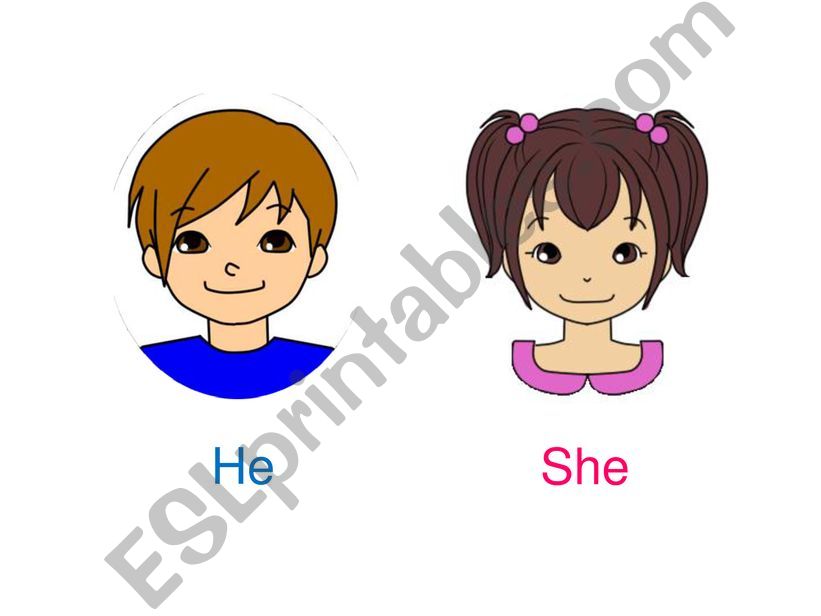 He is She is + Emotions powerpoint