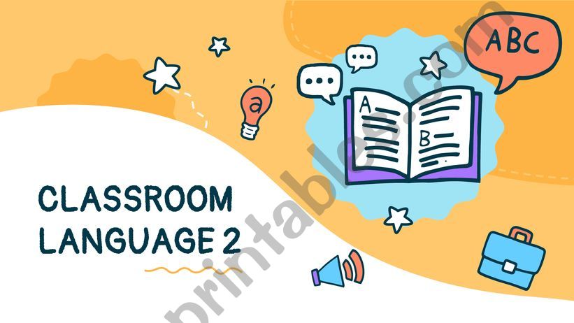 Classroom language 2 powerpoint