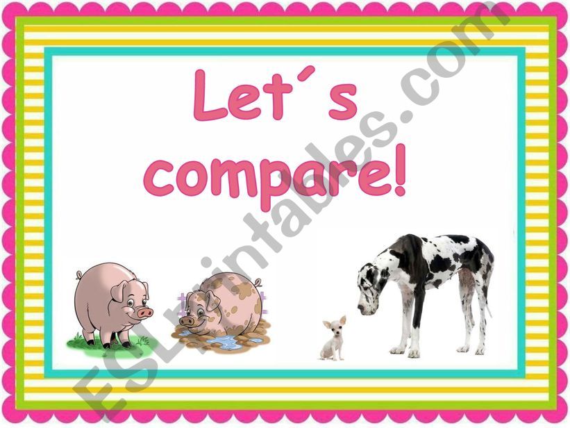 Lets compare! powerpoint