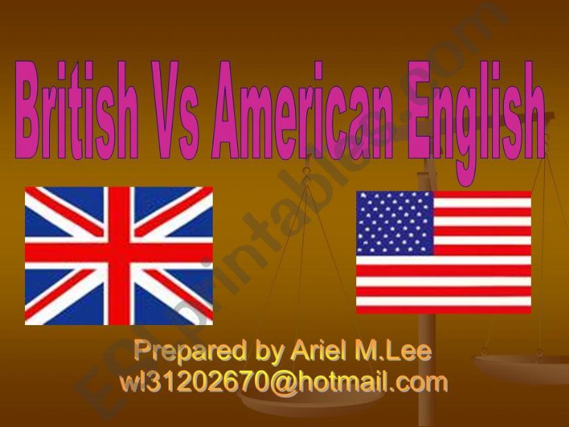 British Versus American English