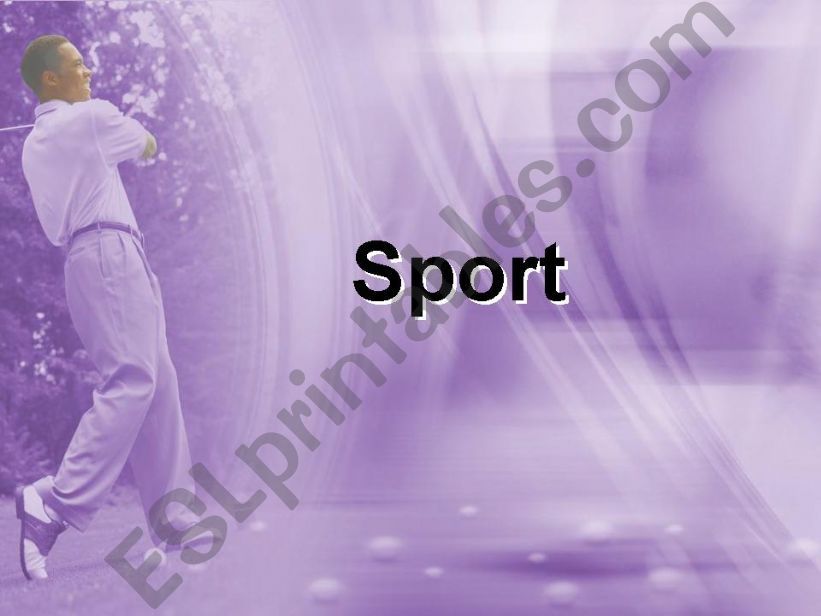 Sport powerpoint