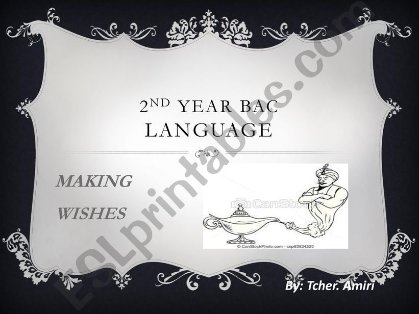 Making wishes powerpoint