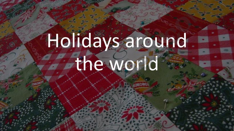 Christmas around the world powerpoint