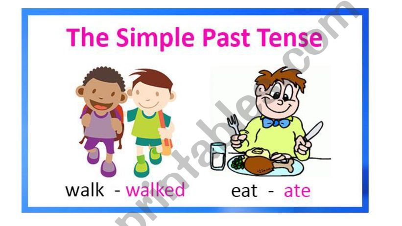 Simple past Irregular Verbs Exercises