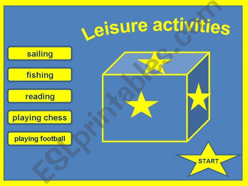 LEISURE ACTIVITIES (  PART 1 )