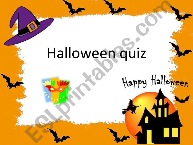 Halloween quiz powerpoint