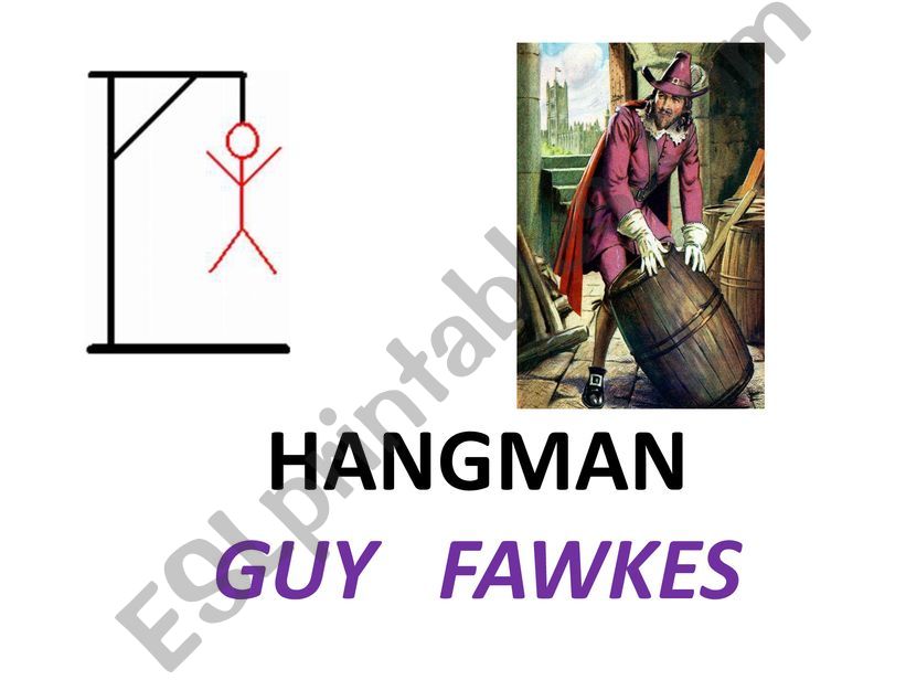 GUY FAWKES HANGMAN (New Version)