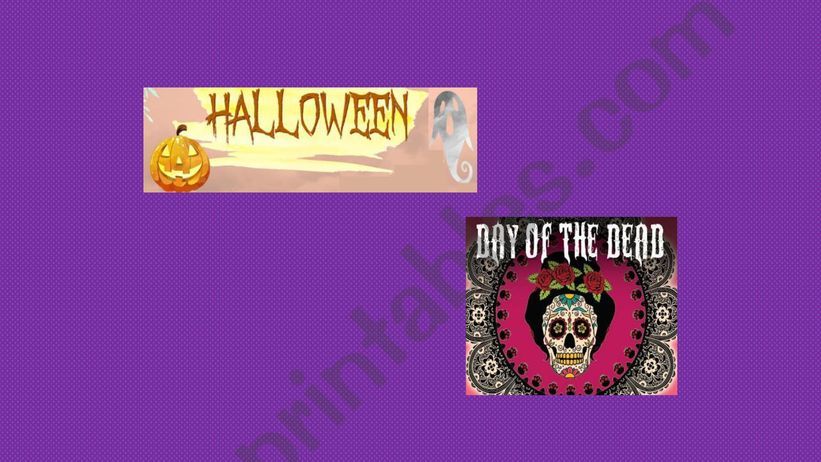 The Day of the Dead & Halloween (a, an-how many)  PART 1 