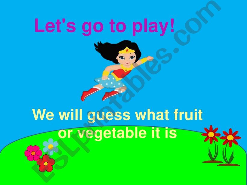 Guess fruit or vegetable powerpoint