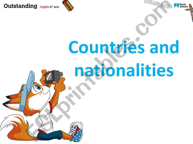 Countries and nationalities powerpoint