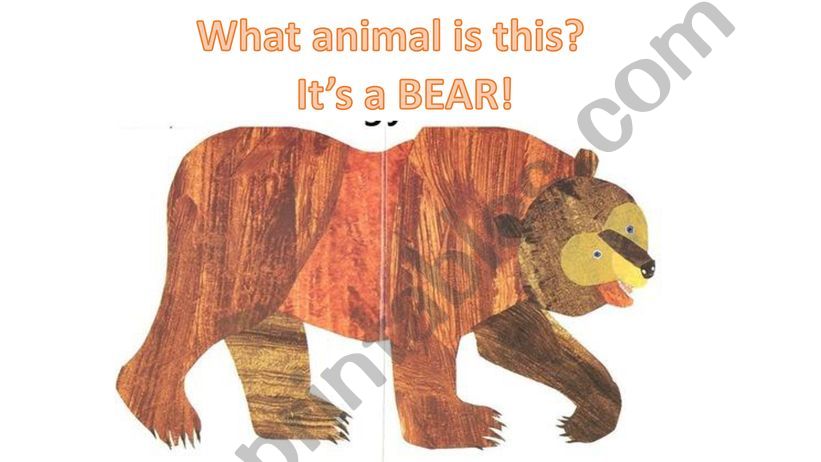 Brown Bear, What do you see? powerpoint