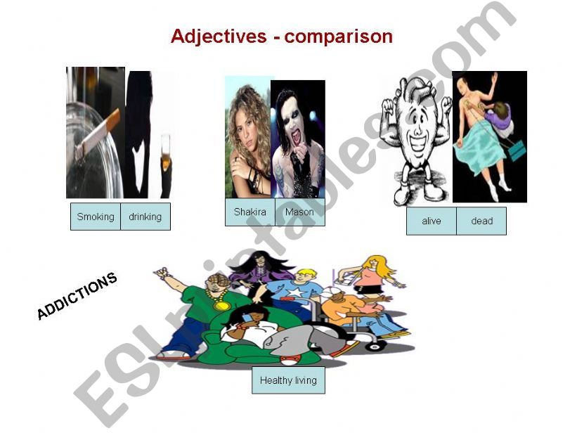 Adjectives - the comparative form