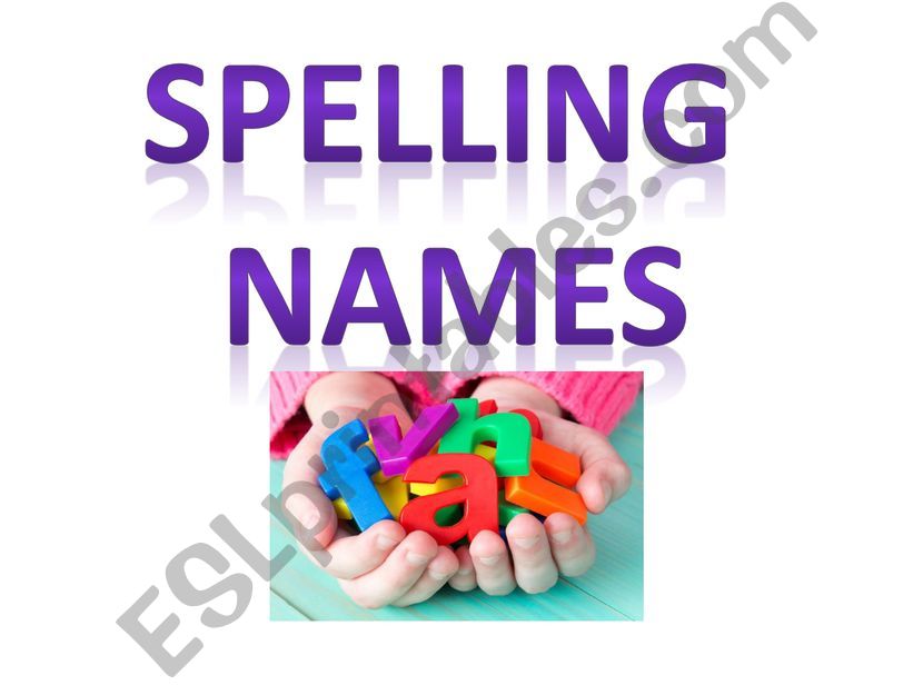 Spelling game powerpoint