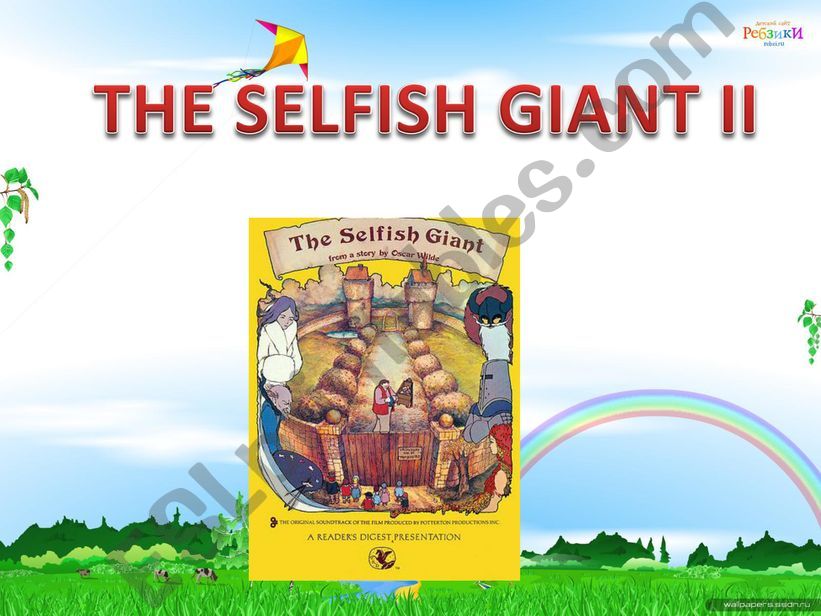 The Selfish Giant Part 2 powerpoint
