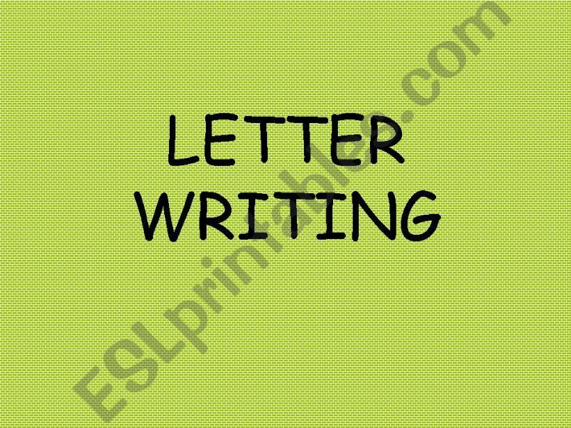 formal and informal letter examples for young learners