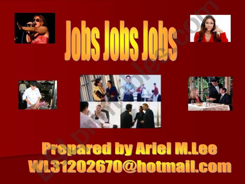 Jobs, workplaces and descriptions