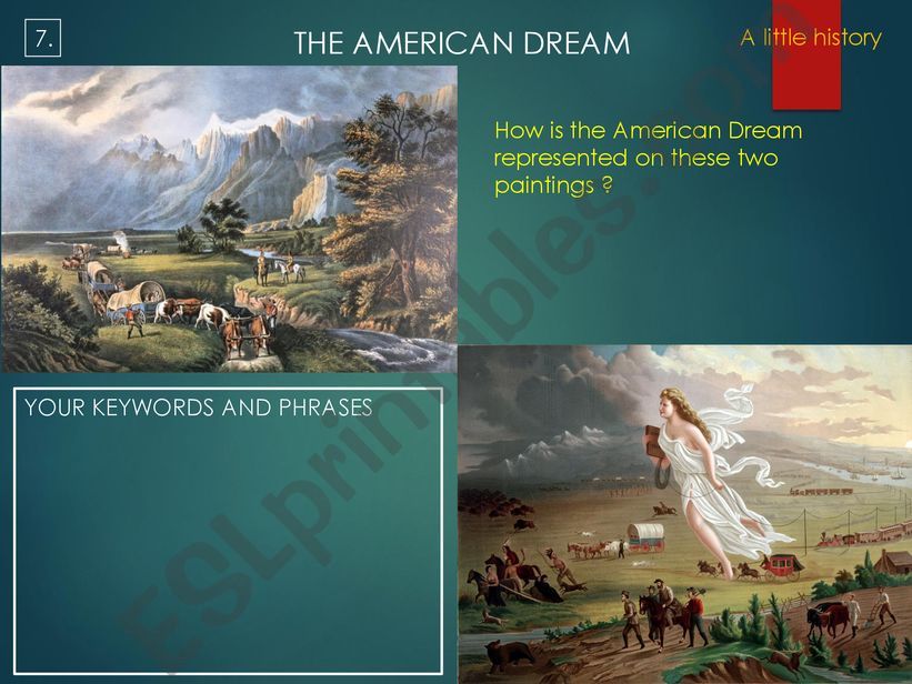 The American Dream 2/4 powerpoint
