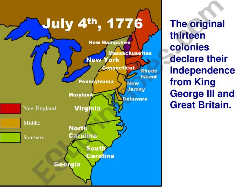 America�s Independence powerpoint
