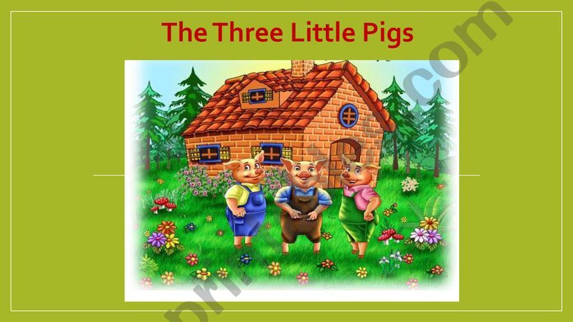 The three little pigs powerpoint