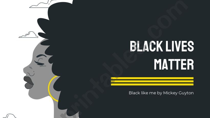 Black like me powerpoint