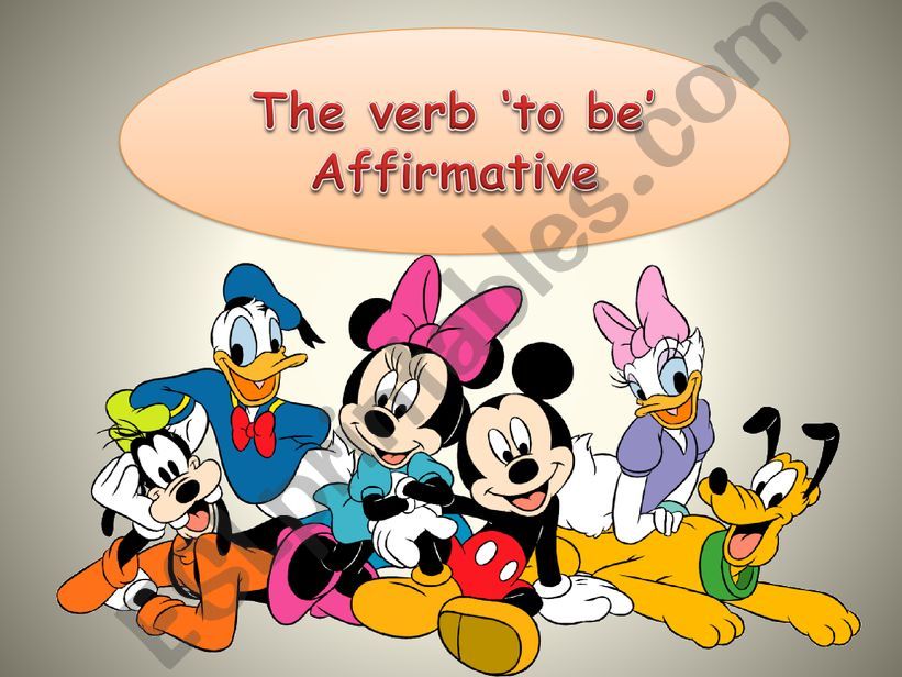 verb be affirmative presentation