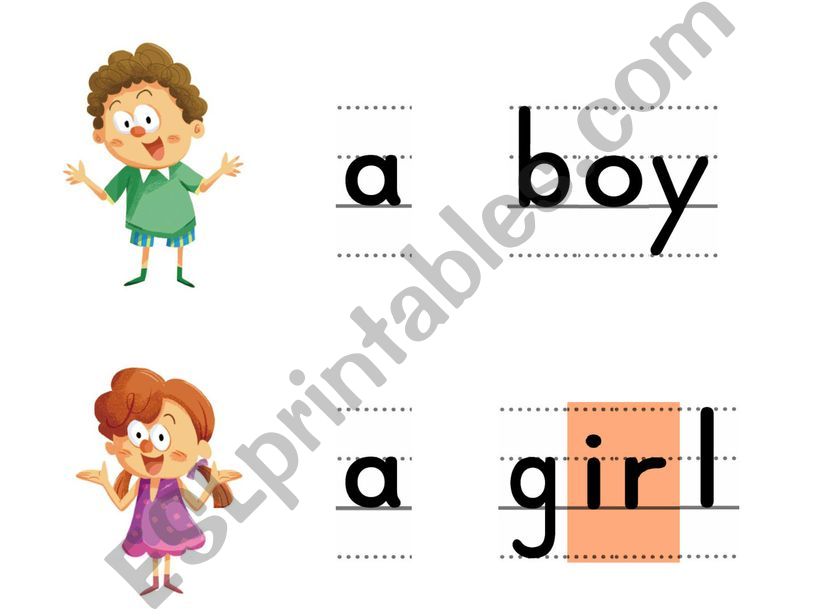 Are you a girl? Yes, I am. powerpoint