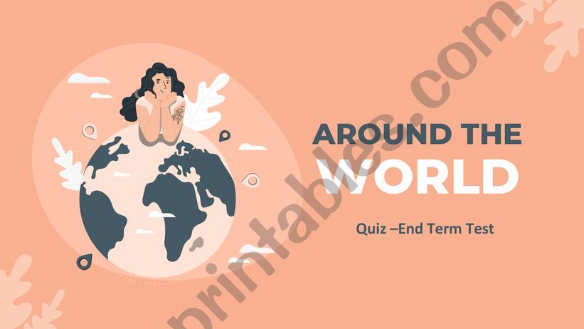 Around The World Quiz powerpoint